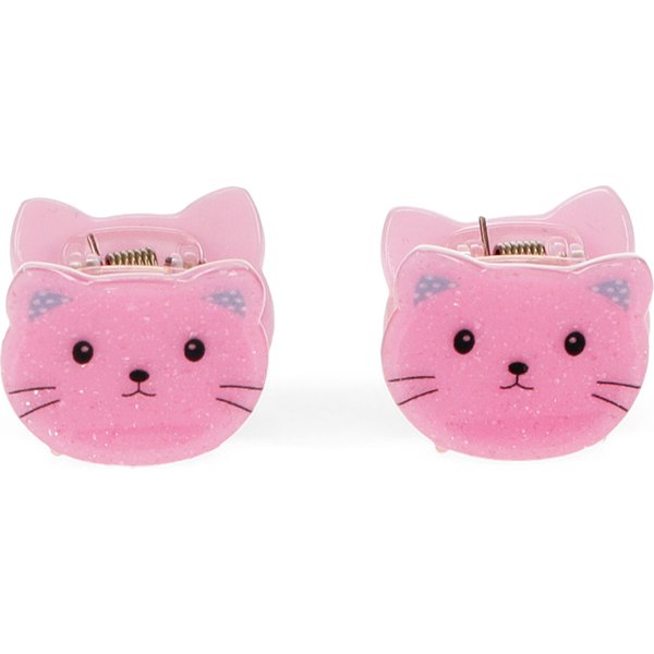 Pince à Cheveux Fille Rex London Pink Cats (X2)-image