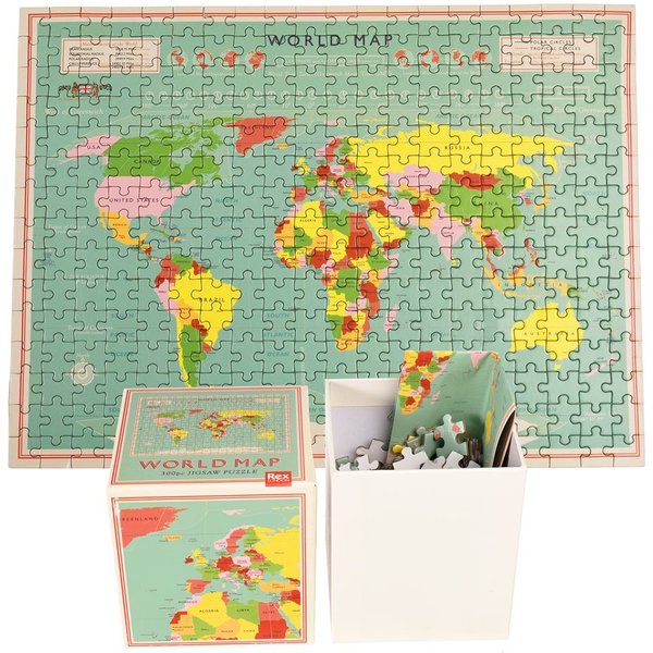 Puzzle 300 PièCes Rex London World Map-image