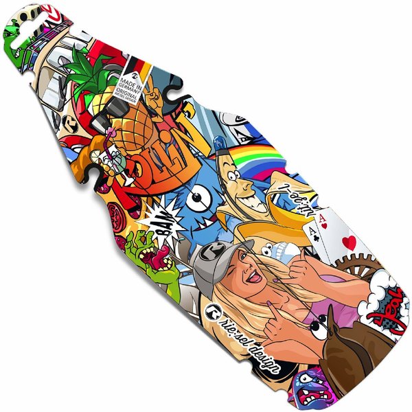 Garde-Boues ArrièRe Riesel Design Rit:Ze L Stickerbomb Eyecatcher-image
