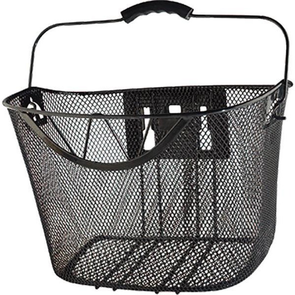 Panier VéLo Avant à Clips Acier Maille Fixation Sur Cintre Sélection CGN Cycle XXL 22/25.4/31.8-image