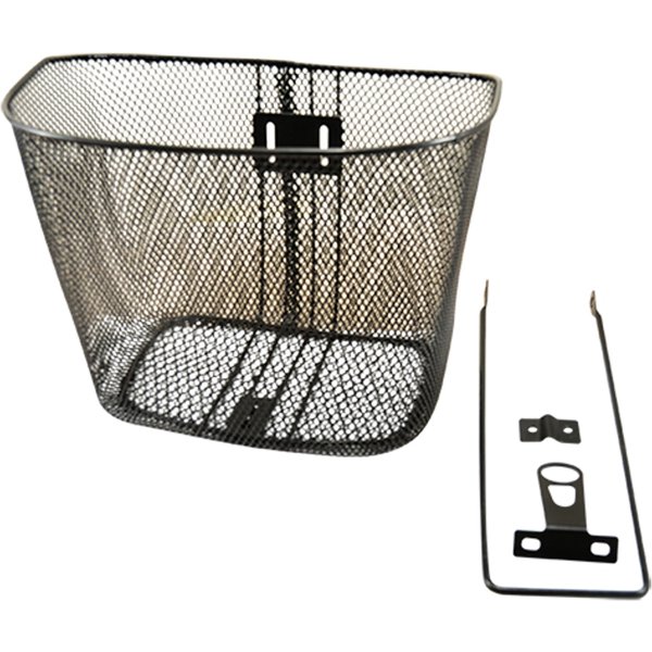 Panier VéLo Avant Acier Maille Plastifie City Fixation Pivot Fourche Et Roue Sélection CGN Cycle-image