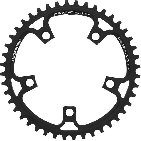 Plateau Gravel 5 Branches Stronglight Sram Ct2 Mono Red-Force-Rival 11V.-image