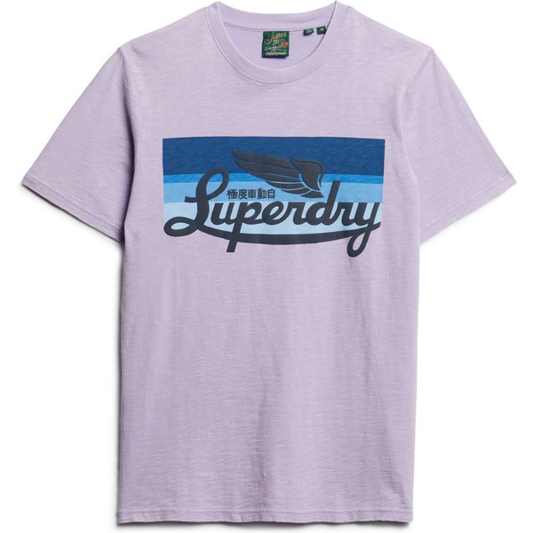 Gestreiftes T-Shirt Mit Logo Superdry Cali-image