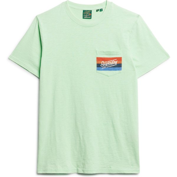 Gestreiftes T-Shirt Mit Logo Superdry Cali-image