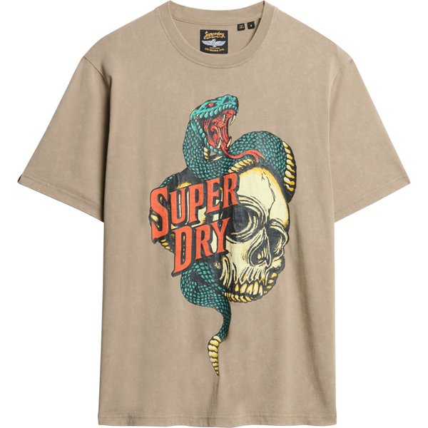 Grafisches Oversize-T-Shirt Superdry Biker Rock-image