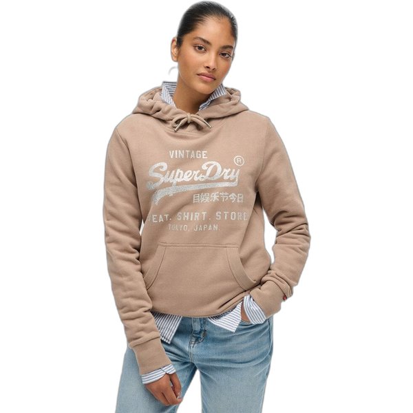 Hoodie Damen Superdry Vintage Logo-image