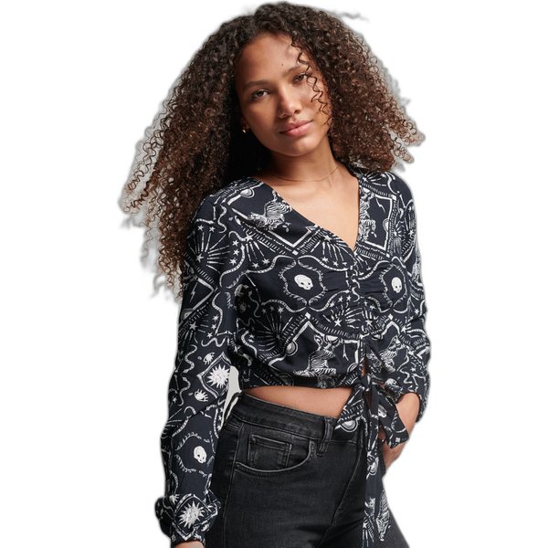 T-Shirt, Vorne Geknotet, Frau Superdry Vintage-image