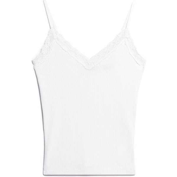 Rippchen Mit Spitzenrand FüR Frauen Superdry Caraco Essential-image