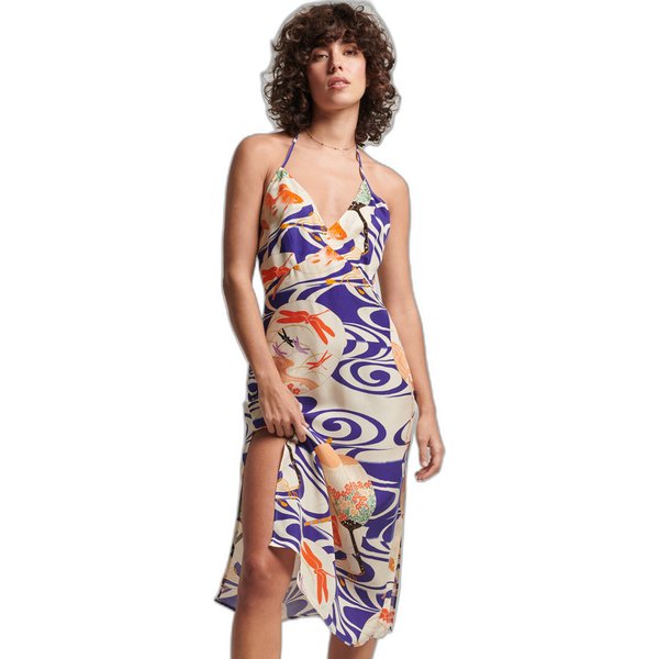 Negligé-Kleid, Halblang, RüCkenfrei, Damen Superdry-image