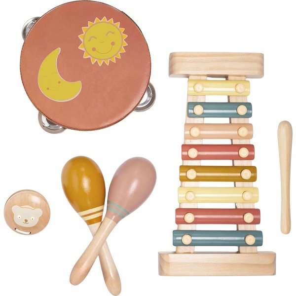 Jeux D'éVeil Musical En Bois Trois Kilos Sept (X4)-image