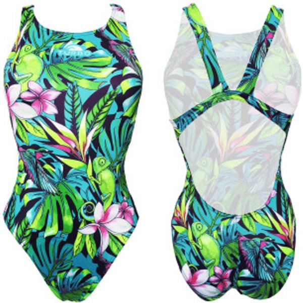 Badeanzug, Damen Turbo Jungle Bird