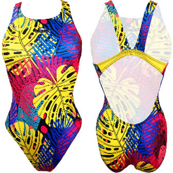 Badeanzug, Damen Turbo Color Jungle