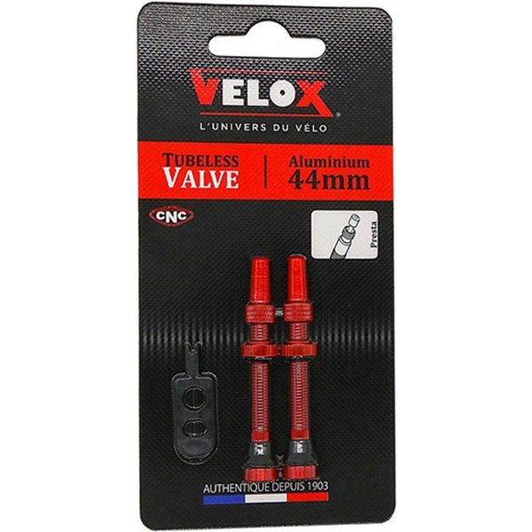 Alu-Schlauchlos-Reifenventile Velox Presta (X2)-image