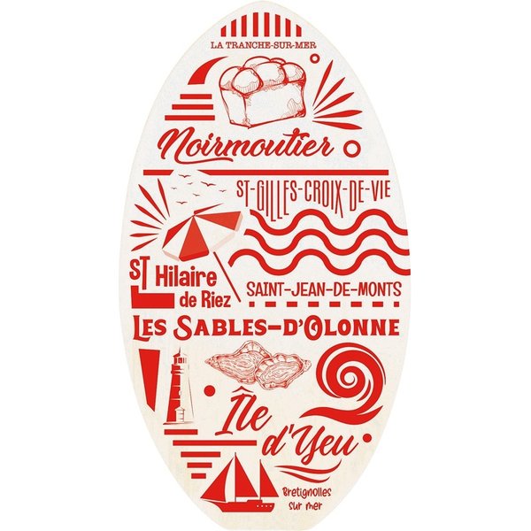 Jeux D'extéRieur Skimboard En Bois VendéE Wdk Partner (X6)-image