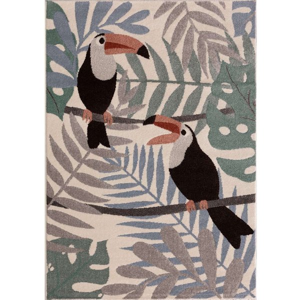Tapis Chambre Yellow Tipi Toucans-image