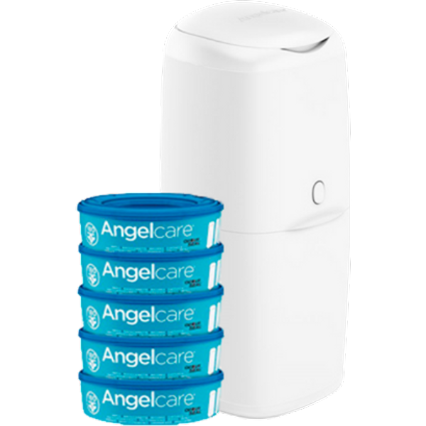 Angelcare luieremmer & 5 navulcassettes