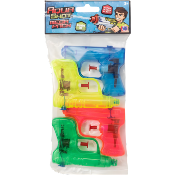 Aqua Shot Mega Pack Water Blasters – 4 pcs