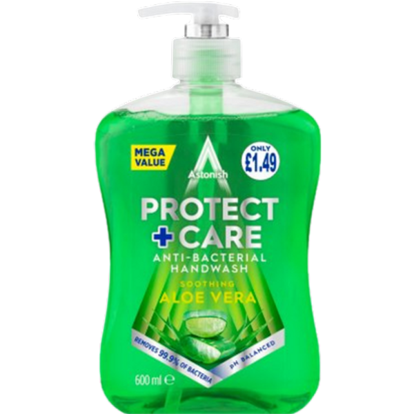 Astonish Protect Care Antibakteriel Håndsæbe – 600 ml