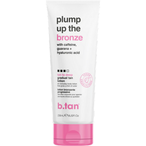 b.tan Plump Up The Bronze Gradual Tan Lotion - 236ml