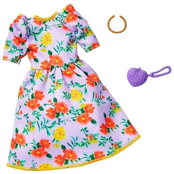 Barbie Fashion Complete Look - Floral Dress