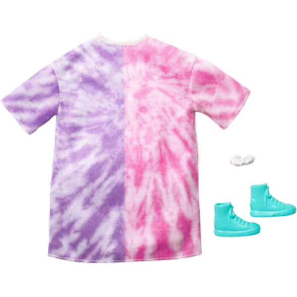 Barbie mode complete looks - Tie Dye jurk