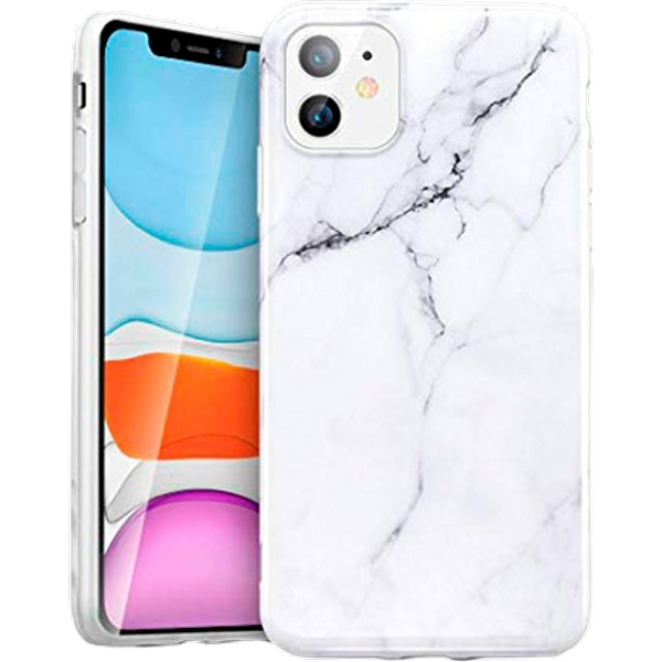 iPhone 13 Pro Cover - Hvid Marmor