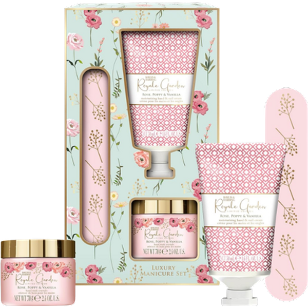 Baylis & Harding Royale Garden Rose Poppy & Vanilla Luxury Manicure Presentset