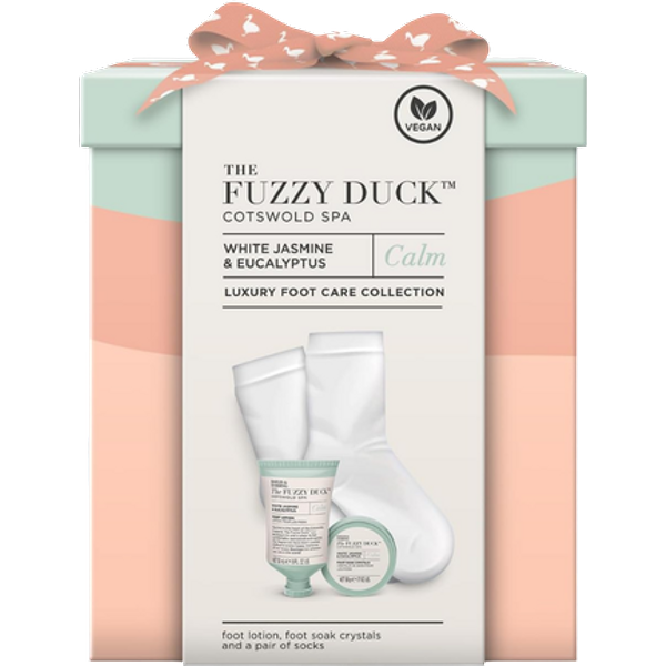 Baylis & Harding The Fuzzy Duck Cotswold Spa White Jasmine & Eucalyptus Calm Luxury Foot Care Collection