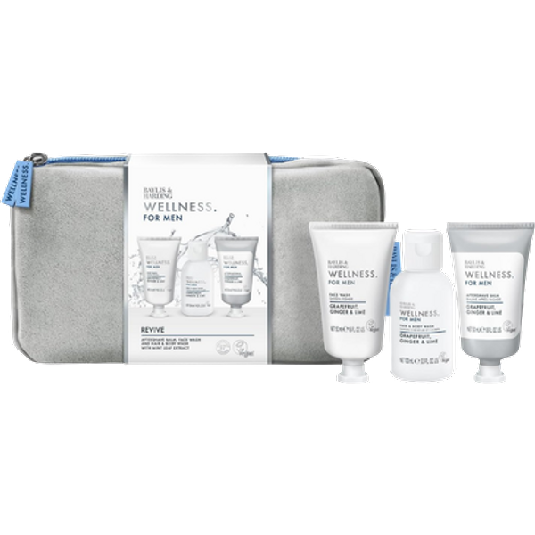 Baylis & Harding Wellness For Men Revived & Ready Wash Bag Gift Set