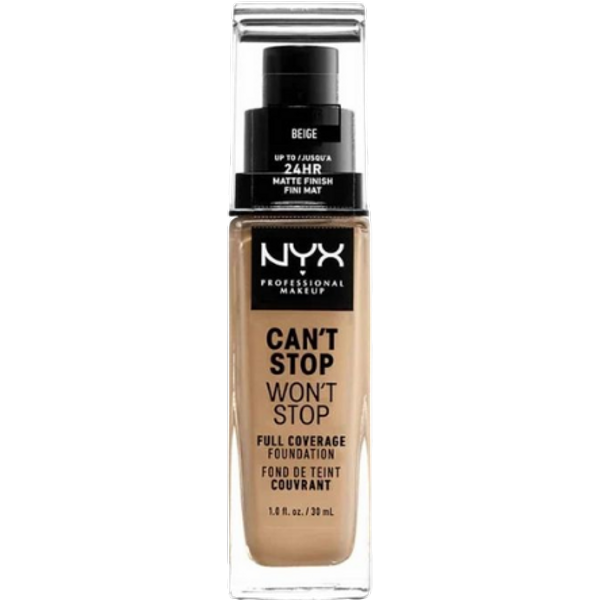 Fondotinta NYX Can't Stop Won't Stop - Beige