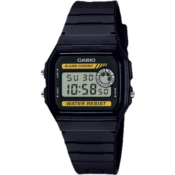 Casio Classic F-94WA-9DG Digitaal Horloge voor Heren - Zwart