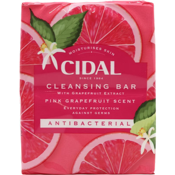 Cidal Pink Grapefruit Antibakteriel Fast Håndsæbe - 2 x 100 g