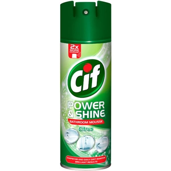 Cif Power & Shine Mousse per il bagno agli agrumi - 500 ml