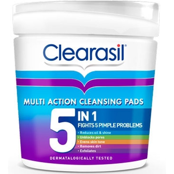 Clearasil 5in1 Cleansing Pad - 65 stk