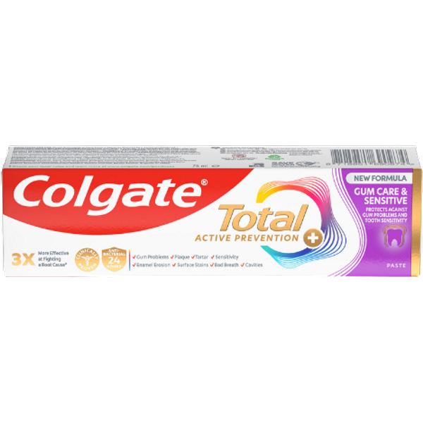 Colgate Total Active Prevention Gum Care & Sensitive Tandpasta - 75 ml