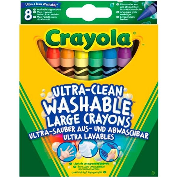 Crayola Ultra-Clean Kleurpotloden - 8 stuks