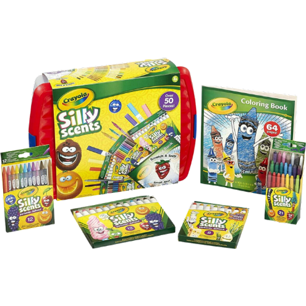 Crayola Silly Scent Drawing & Colouring Set 50+ Pieces