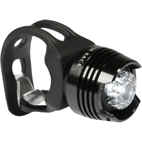Cube RFR Diamond Front Hvid LED Cykellygte - Sort