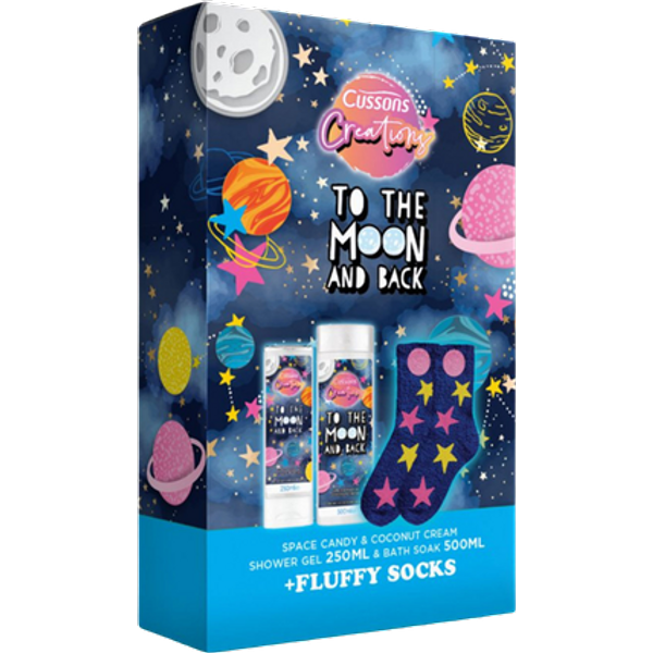 Cussons Creations To The Moon & Back Badpresentset – 3 st