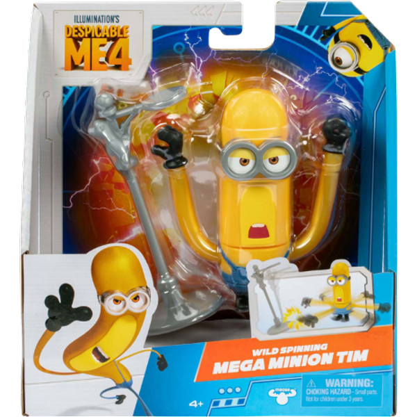 Despicable Me 4 Wild Spinning Mega Minion Tim Actionfigur