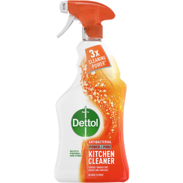 Dettol Antibakteriel Power & Pure Køkkenrengøringsspray - 1000 ml