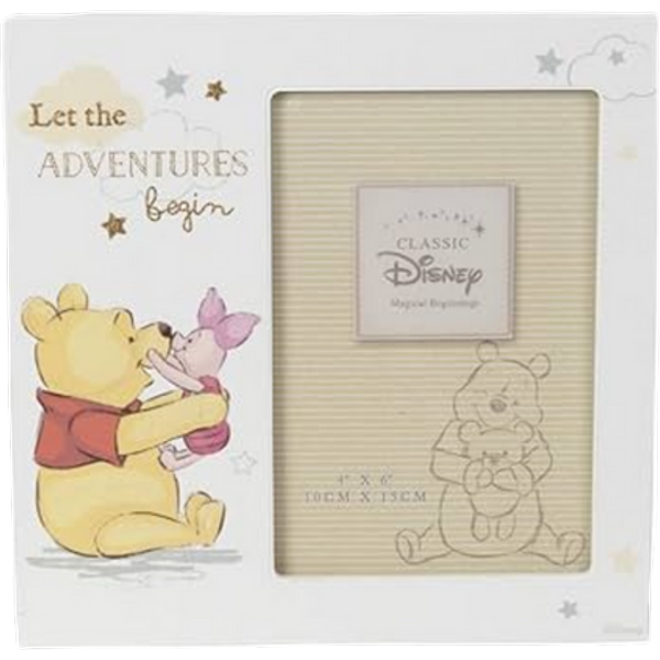 Disney Magical Beginnings Winnie the Pooh & Piglet 4x6 Photo Frame