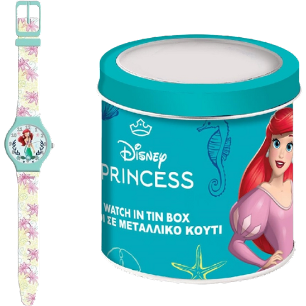 Disney Princess Kids Analog Wrist Watch With Gift Tin - 564603