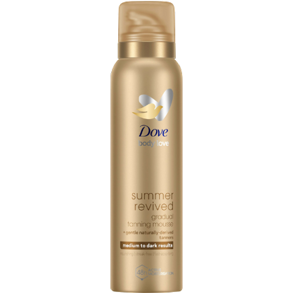 Dove Body Love Summer Revived Gradual Tanning Mousse - Medium to Dark - 150 ml