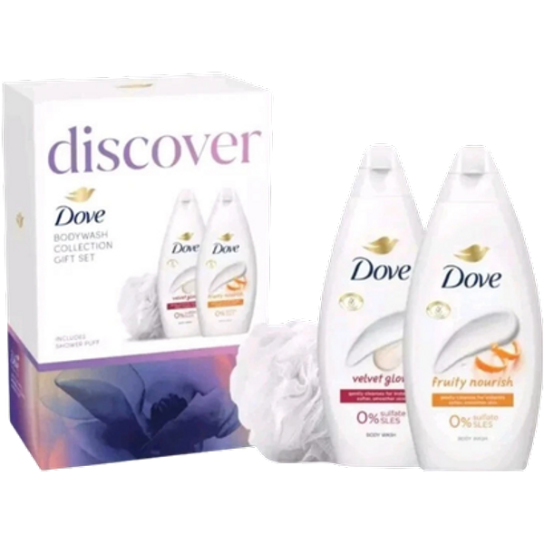 Dove Discover Body Wash Collection Gift Set – 2 Pcs