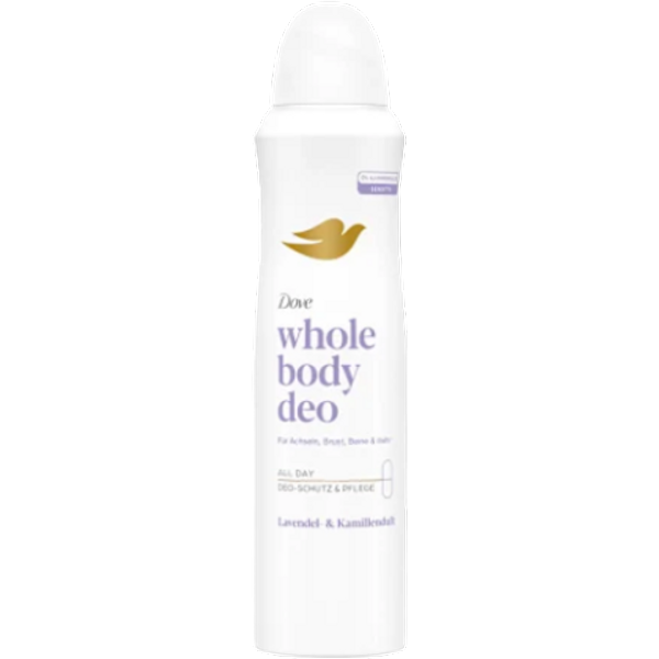 Dove Lavender & Chamomile Whole Body Deodorant Spray – 150 ml