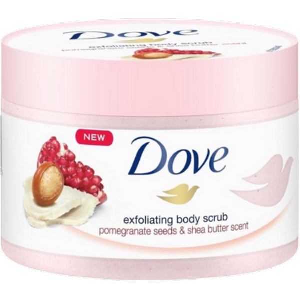 Dove Scrub corpo al melograno e burro di karité – 225 ml