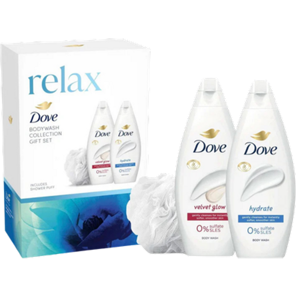 Dove Relax Body Wash Collection Geschenkset – 2 stuks