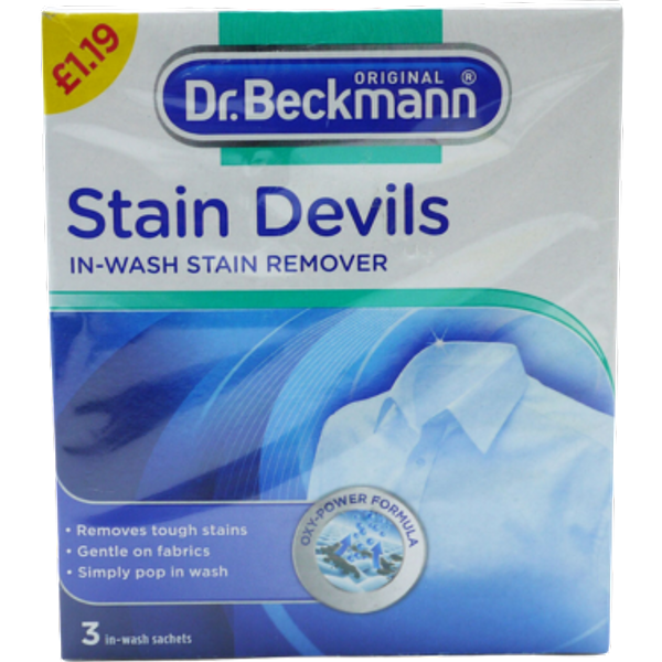 Dr. Beckmann In-Wash Stain Remover - 3 stk