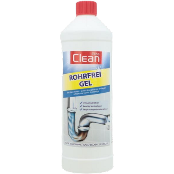Elina Clean Rohrfrei Afløbsrens Gel - 1000 ml